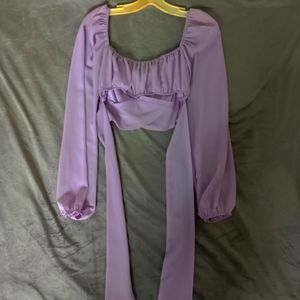 Lavender blouse